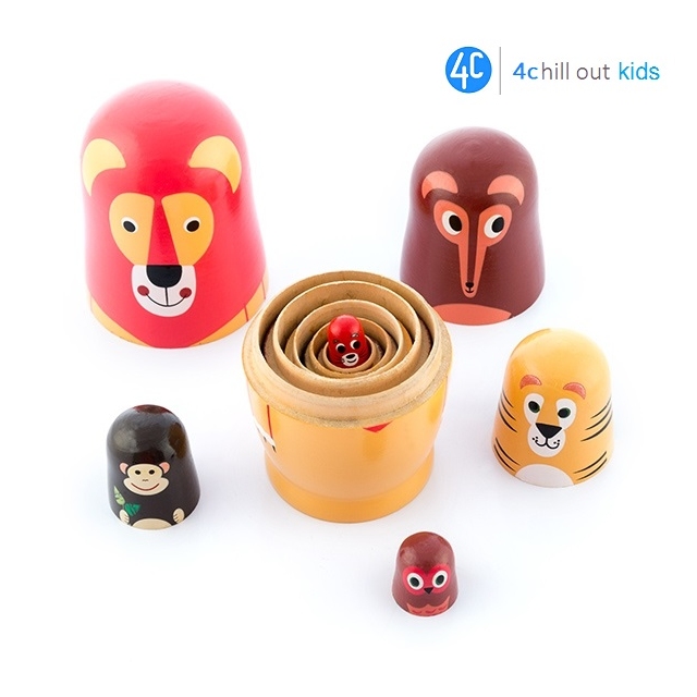 Lesena igra s Figuricami Živali