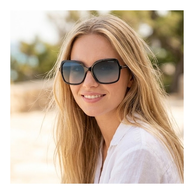 SKECHERS ženska sončna očala SE6293 01D, polarizirana