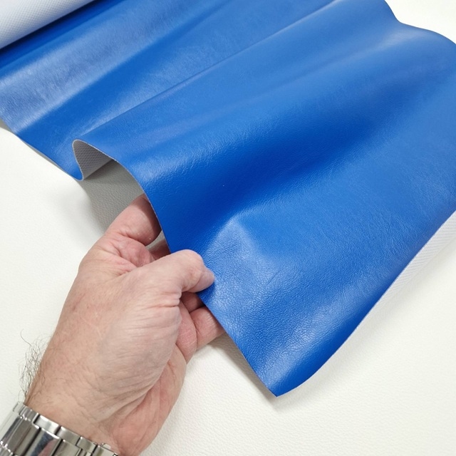 Umetno usnje, kos 75x38cm, modra