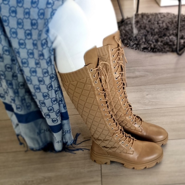 Lace up škornji z debelejšim podplatom: 36, 37, 38, 40