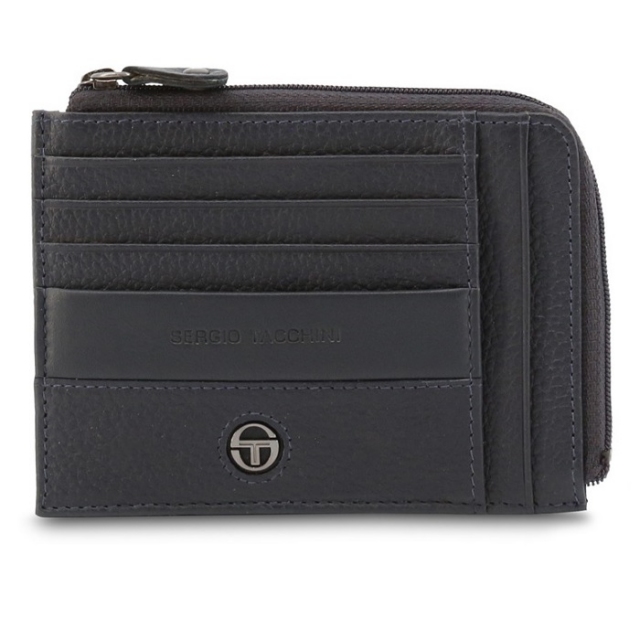 SERGIO TACCHINI usnjena denarnica: modra