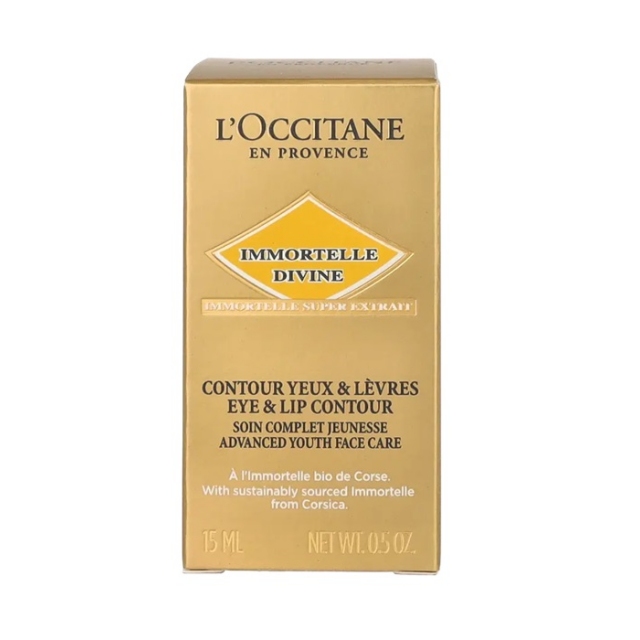 L'OCCITANE Immortelle Divine prestižna krema za nego predela okoli oči in ustnic , 15ml