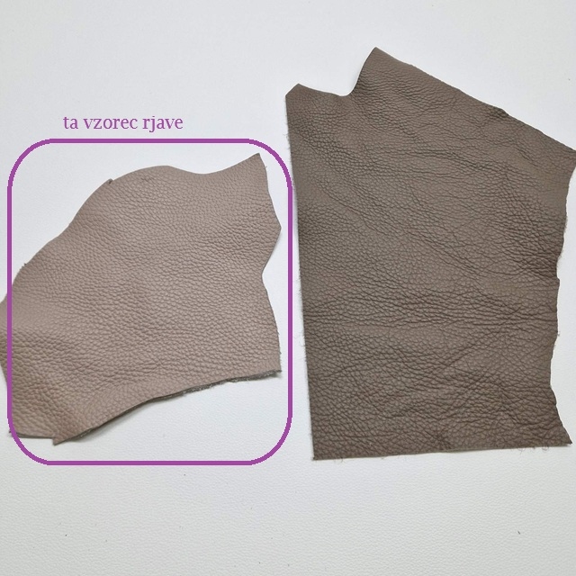 Ostanki naravnega usnja SVETLO RJAVA paket 1 kg