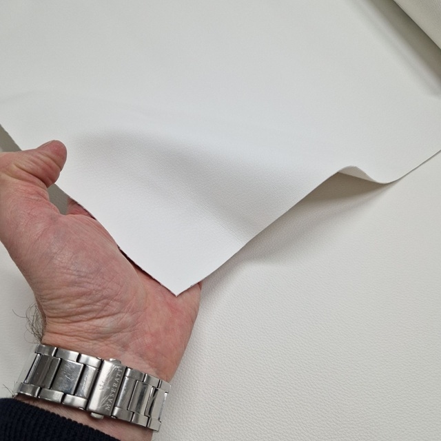 Umetno usnje, kos 154x55cm, bela