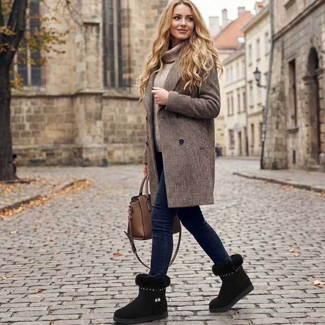 Črni zimski škornji: 37